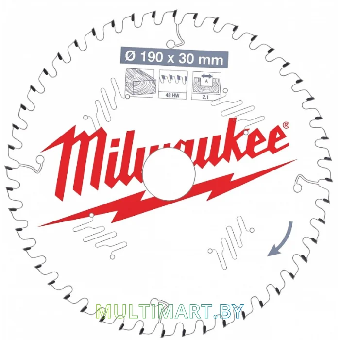 Пильный диск Milwaukee 4932471380